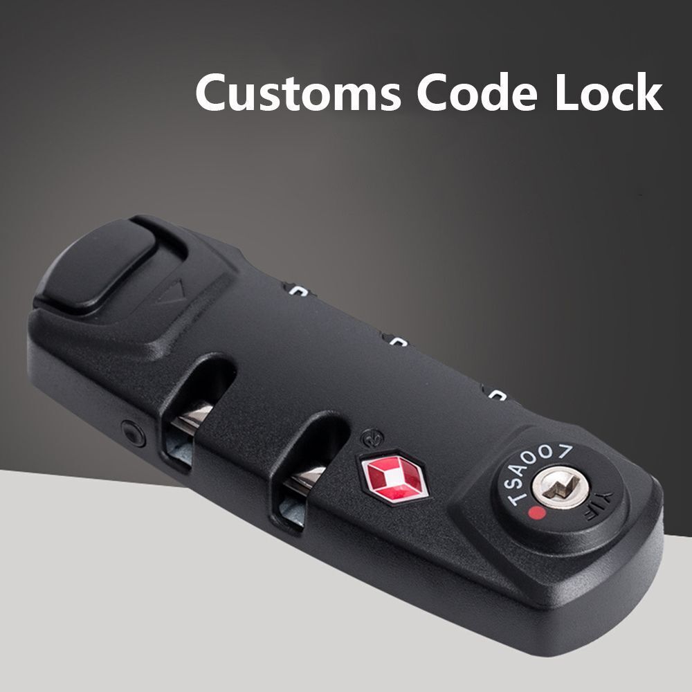 Tsa 3 Digit Password Lock Steel Wire Security Lock Suitcase Luggage Coded Lock