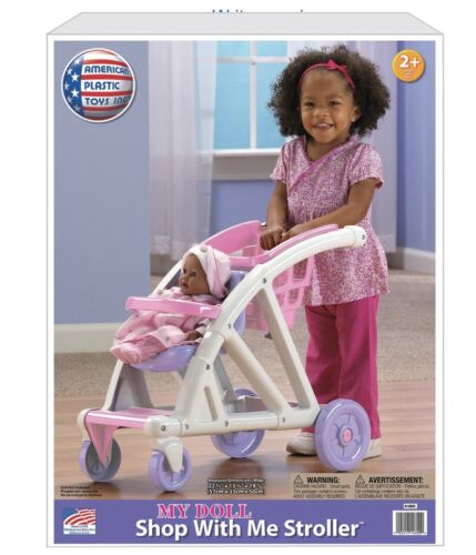 American Plastic Toys Shop With Me Stroller