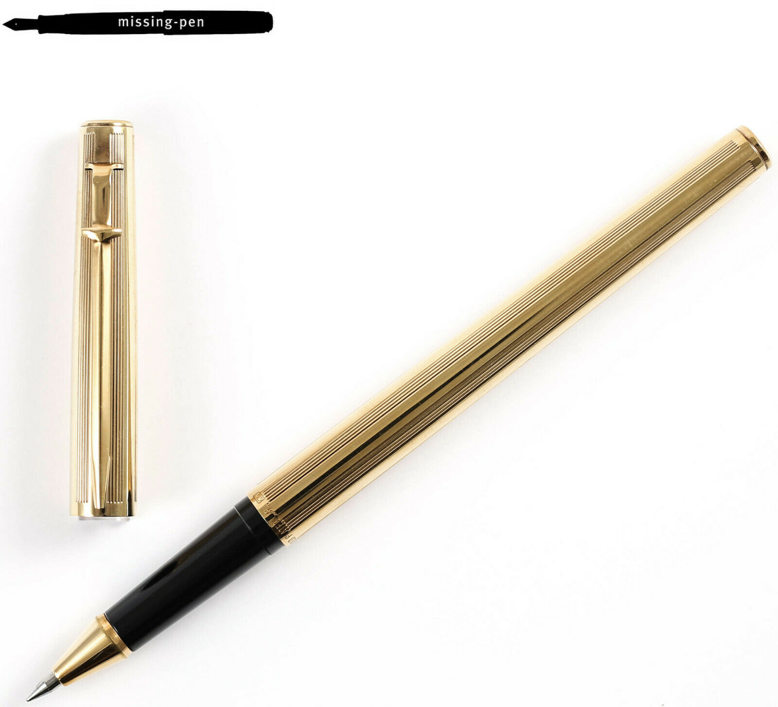 Old Caran D'ache Madison Rollerball Pen Swiss Goldplated