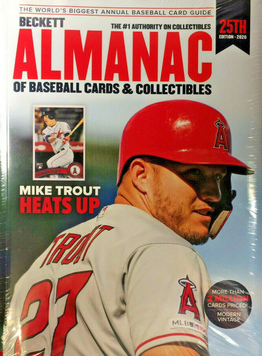 2020 Beckett Almanac Of Baseball Cards & Collectibles Price Guide #25 Mike Trout