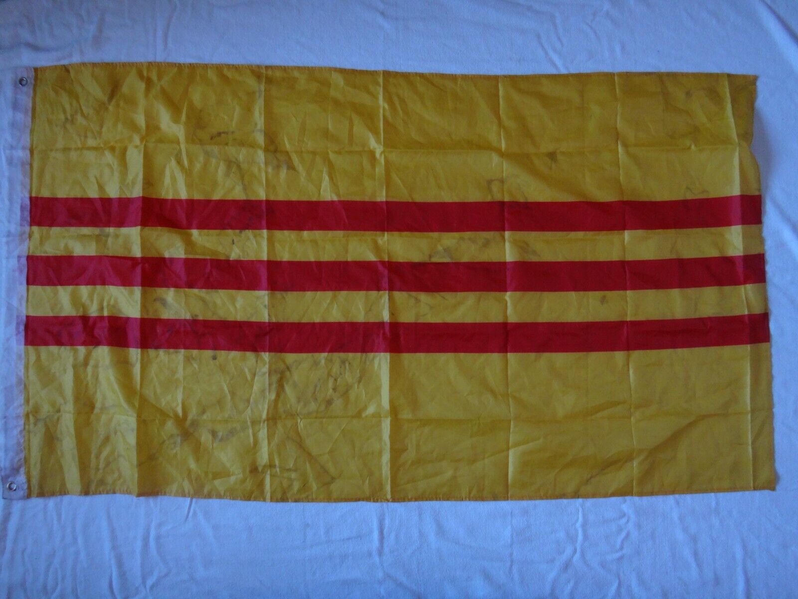 Vietnam War Arvn South Vietnamese Army Large Size Battle Flag