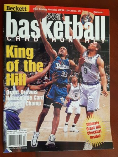 Beckett Basketball Card Monthly Grant Hill October 1998, Issue #99