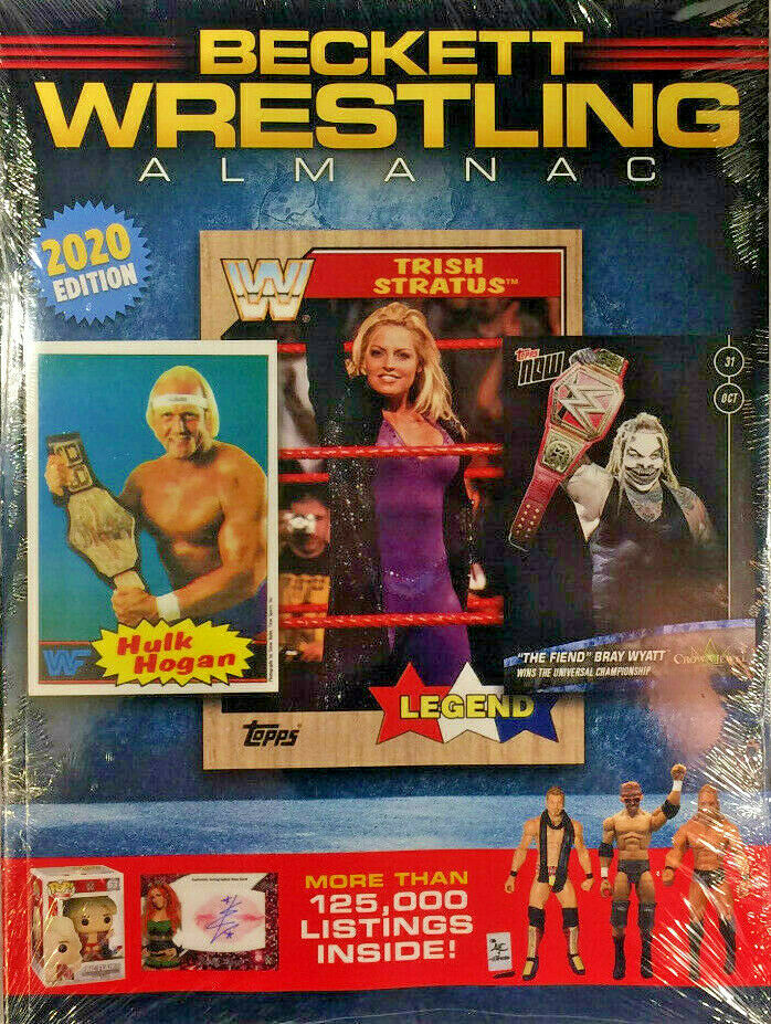New 2020 Beckett Wrestling Almanac Price Guide 2nd Edition With Hulk Hogan Cover