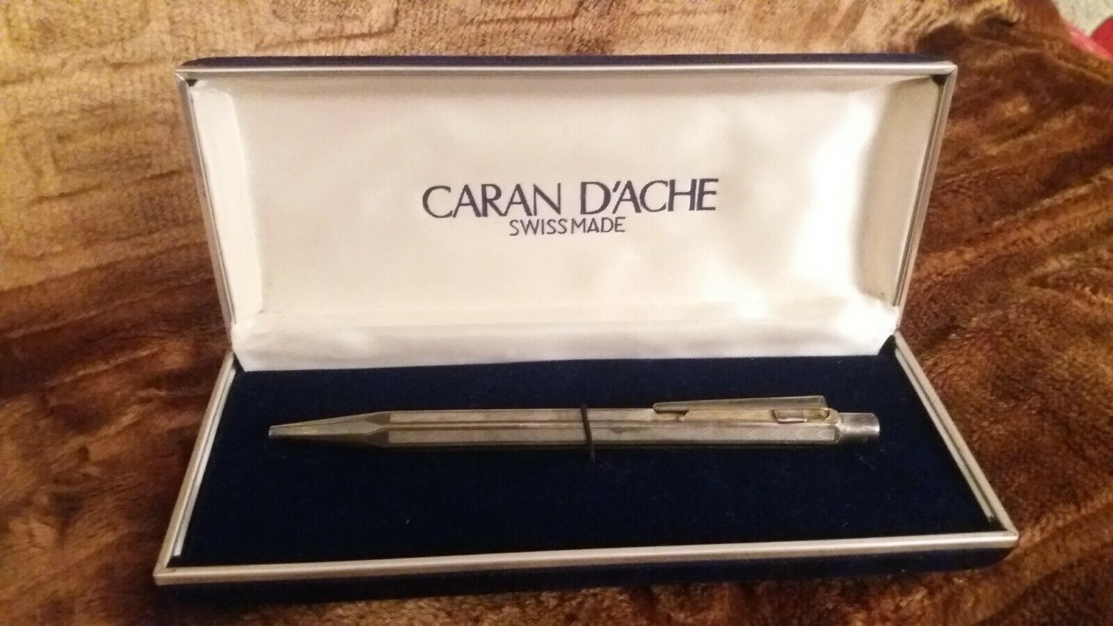 Vintage Caran D' Ache Ballpoint Pen Swiss Antique