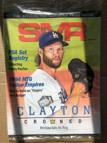 Psa Certified Price Guide Smr Clayton Kershaw January 2021 1/2021 Magazine Issue