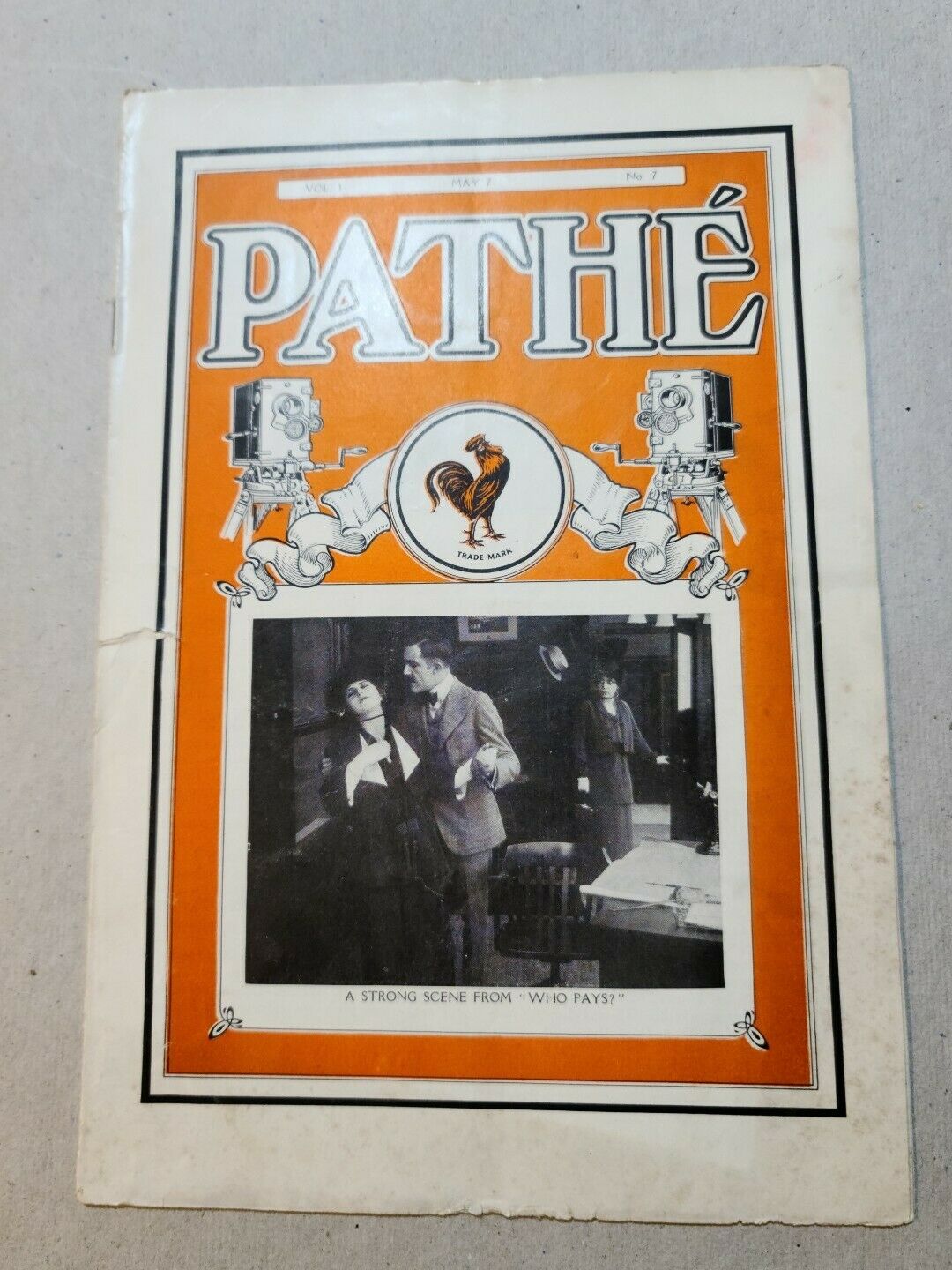 Pathe Silent Serial Magazine 1915 Ruth Roland Pearl White Animation