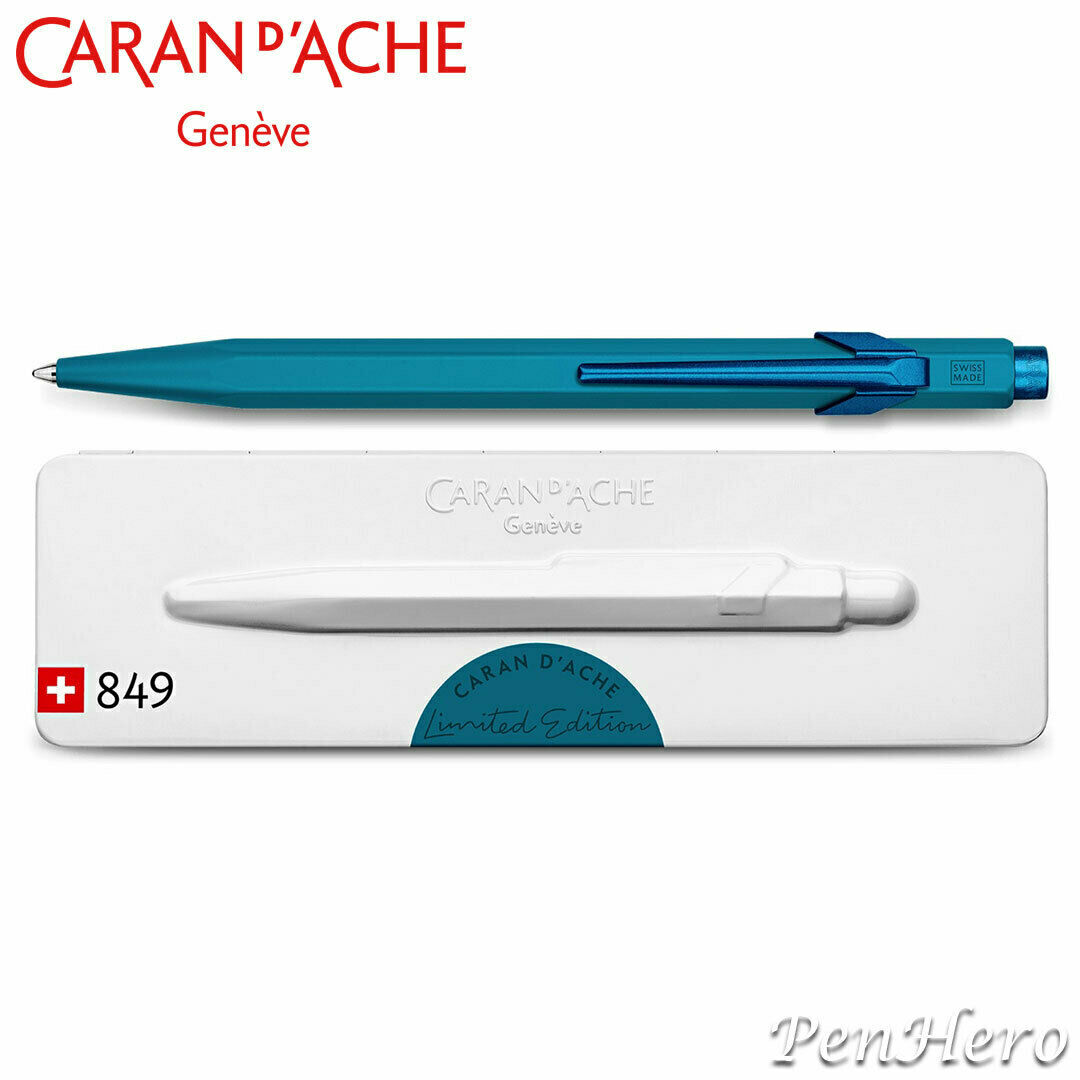 Caran D'ache 849 Claim Your Style Ice Blue Limited Edition Ballpoint Pen 849.569