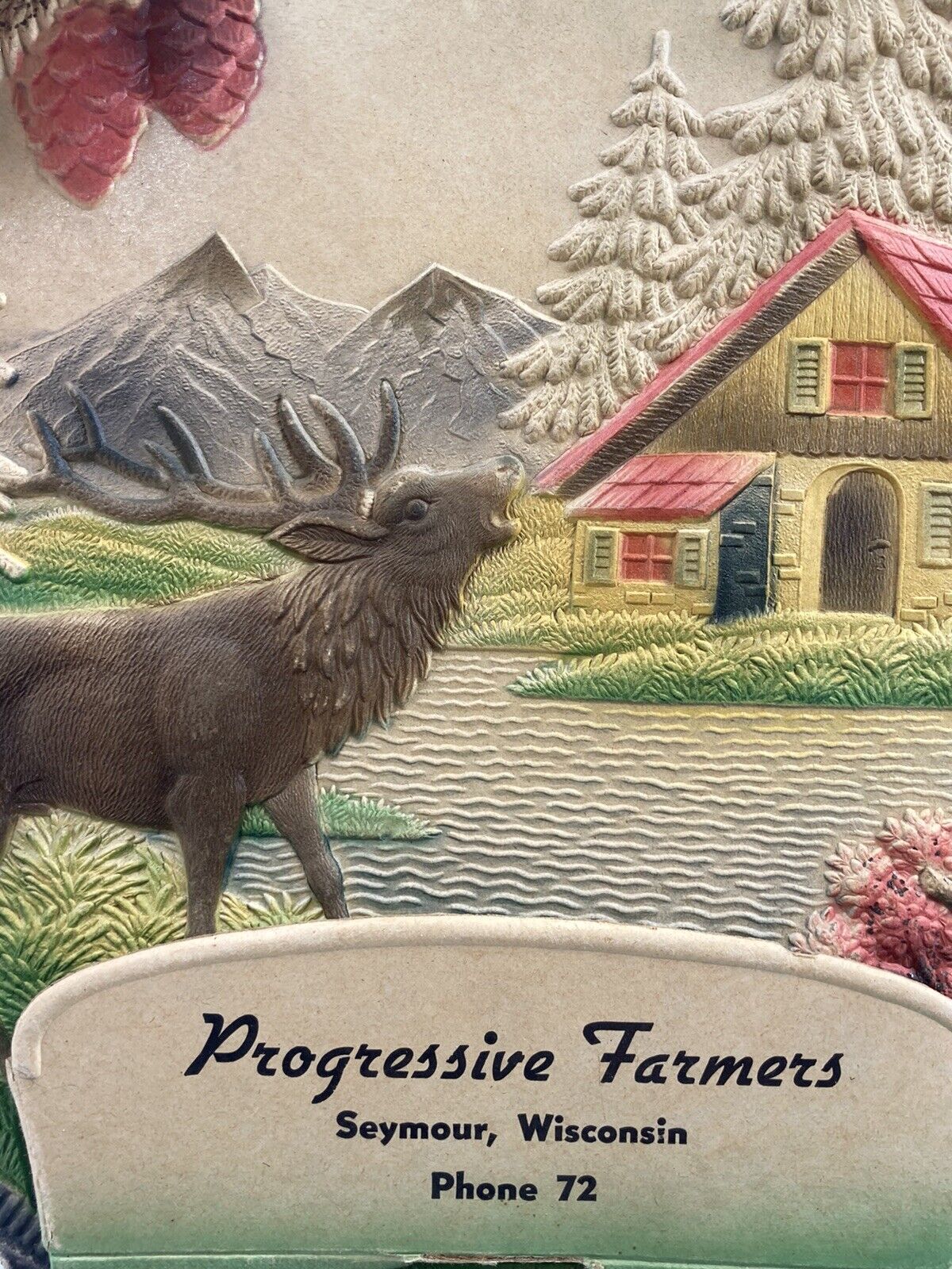 1963 Progressive Farmers Insurance Company Advertising Calendar Rural Country