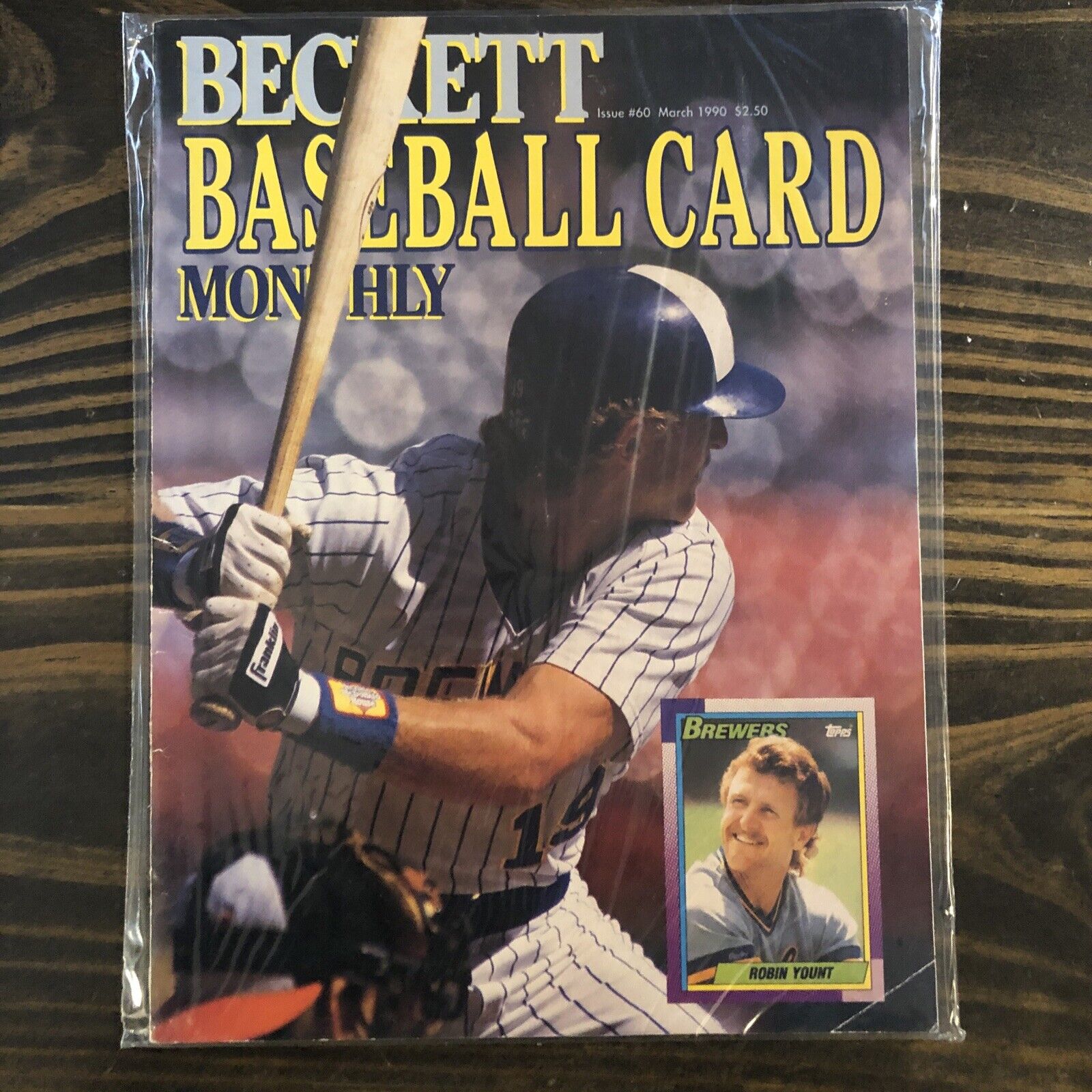 Beckett Baseball Card Monthly Issue 60 March 1990 Robin Yount