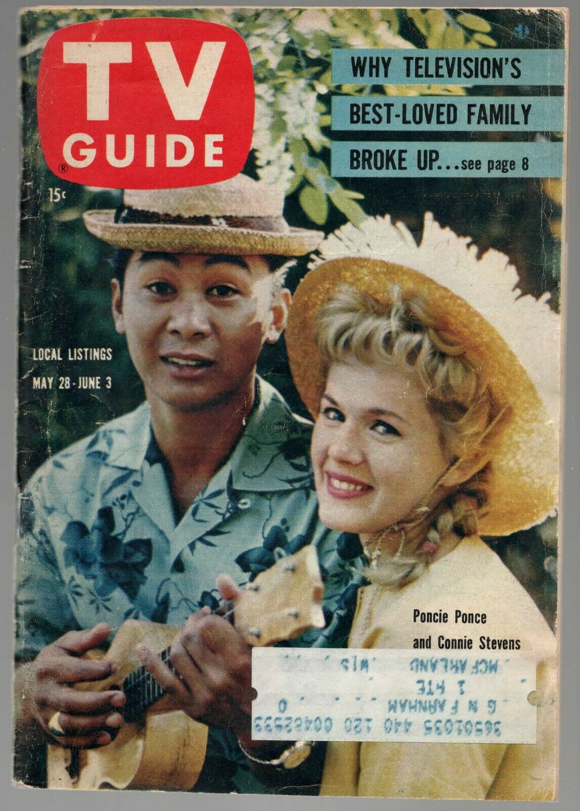 Tv Guide May 28 1960 Wisconsin Hawaiian Eye Anita Bryant Twilight Zone Father