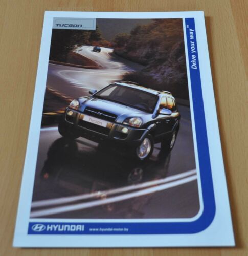 Hyundai Tucson Russian By Sales Brochure Prospekt Stock Eu
