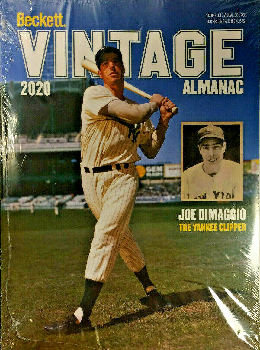 New 2020 Beckett Vintage Almanac Annual Price Guide 6th Edition W/ Joe Dimaggio