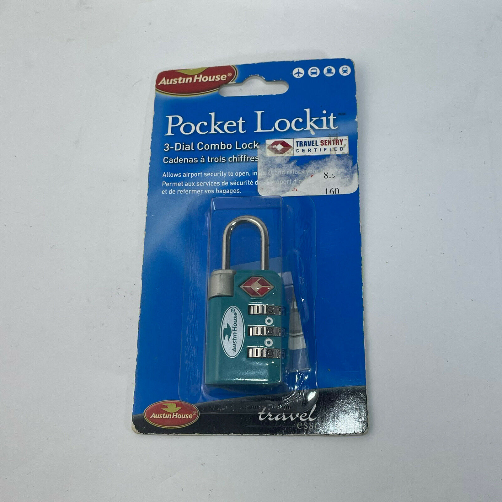 Austin House Lock - Pocket Lockit - Luggage Box Tsa Airline Combination Combo