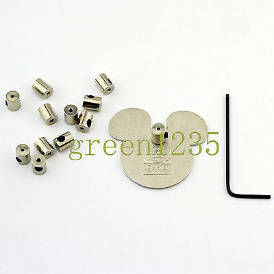 12 New Design 7mm Pin Keepers/pin Locks/locking Pin Backs- No Pin Poke-through