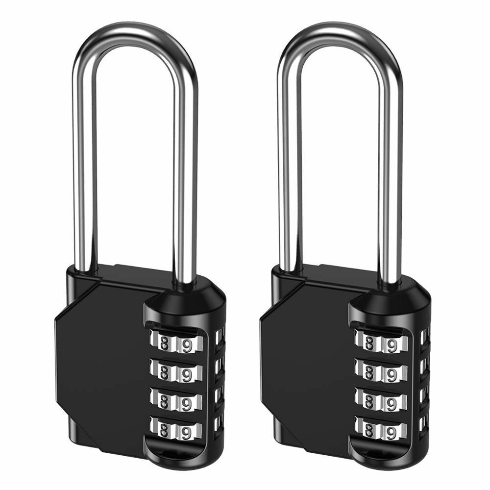 2pcs Digit Padlock Dial Security Alloy Combination Code Number Drawer Cabinet