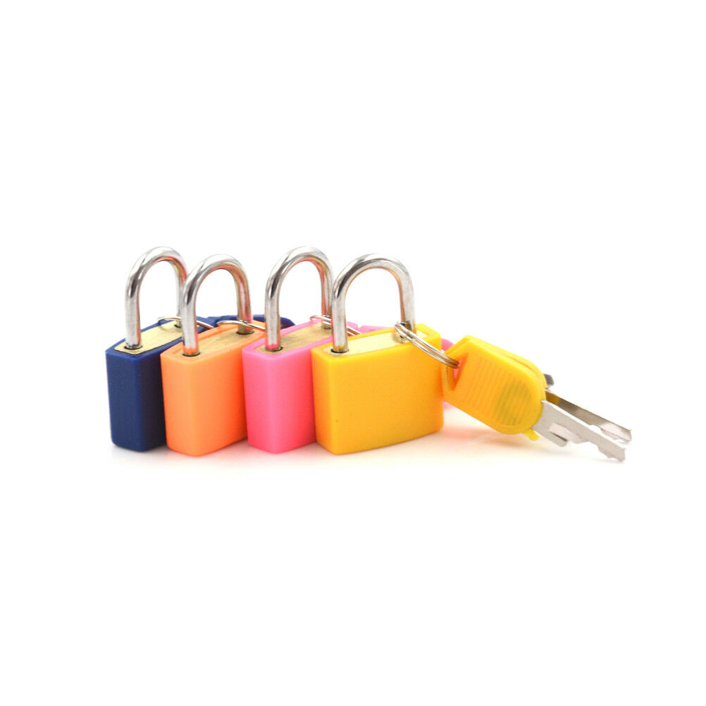 Small Strong Steel Padlock Travel Suitcase Drawer Dormitory Locks With 2key.xy